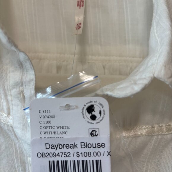Free People Daybreak Blouse XS NWT - Picture 3 of 3